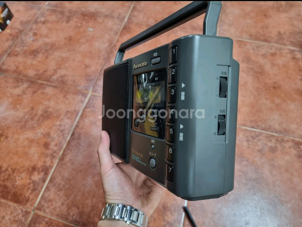 파나소닉 RF-U70 TV FM AM 빈티지 라디오--2