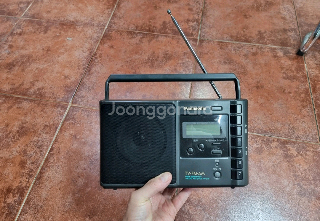 파나소닉 RF-U70 TV FM AM 빈티지 라디오--0