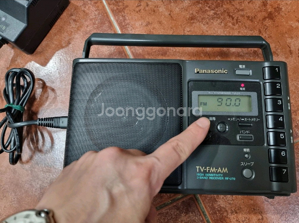 파나소닉 RF-U70 TV FM AM 빈티지 라디오--5