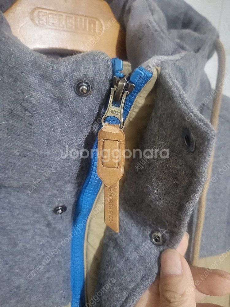 노스페이스 구스다운 패딩 100 105 등산 낚시 밀리--4
