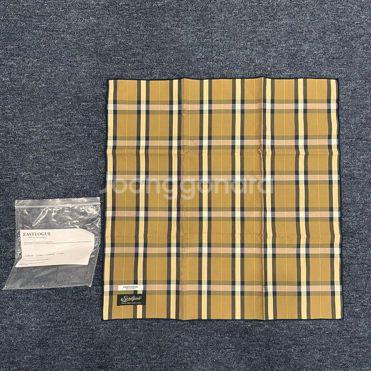 이스트로그 체크 손수건 스카프--0