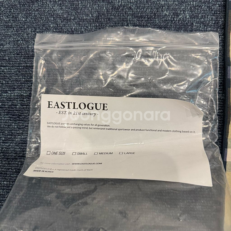 이스트로그 체크 손수건 스카프--3