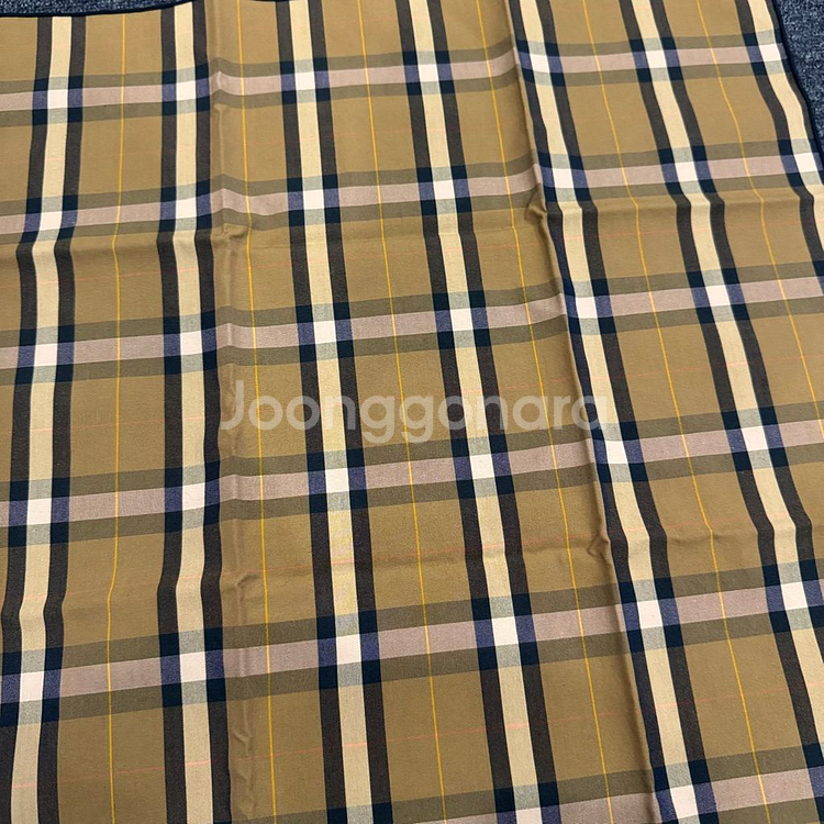 이스트로그 체크 손수건 스카프--2