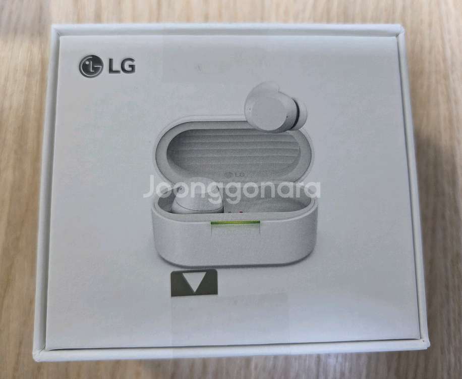 LG 엑스붐 버즈 화이트 이어폰--1