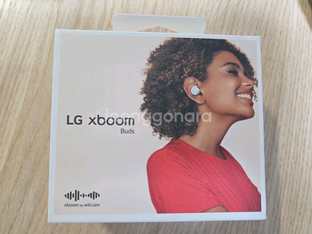 LG 엑스붐 버즈 화이트 이어폰--0