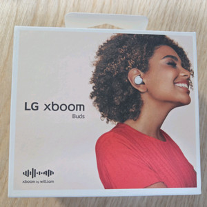 LG 엑스붐 버즈 화이트 이어폰