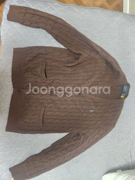 (새상품) 폴로 랄프로렌 코튼 케이블 가디건--3