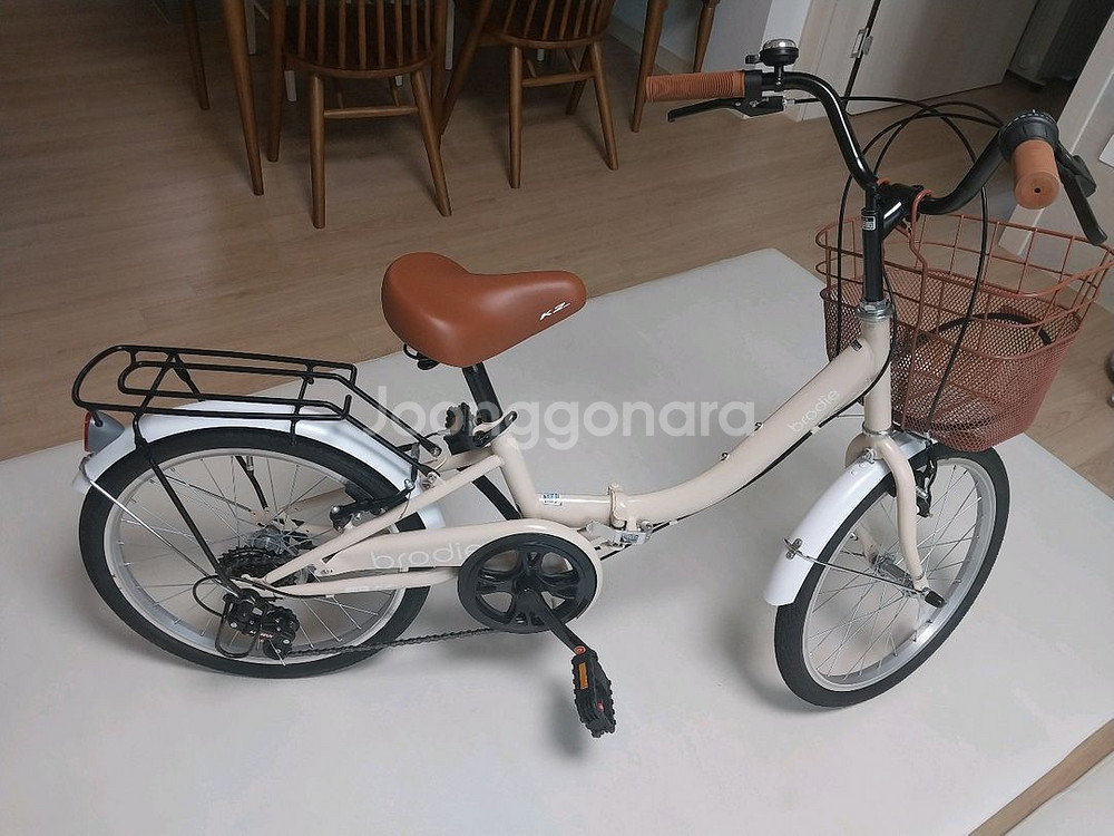 k2 20인치 접이식 자전거 아이보리--0