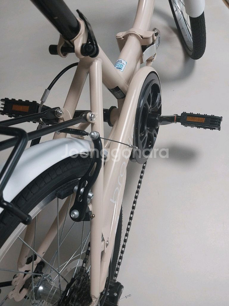 k2 20인치 접이식 자전거 아이보리--7