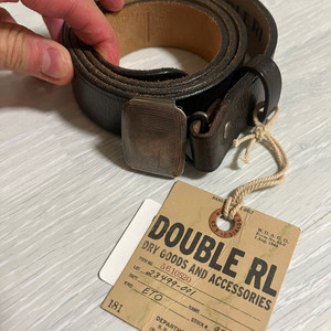 RRL 더블알엘 빈센스 벨트 블랙 38사이즈 새제품