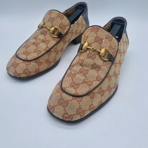 GUCCI GG 캔버스 홀스빗 로퍼 남성 255mm(6