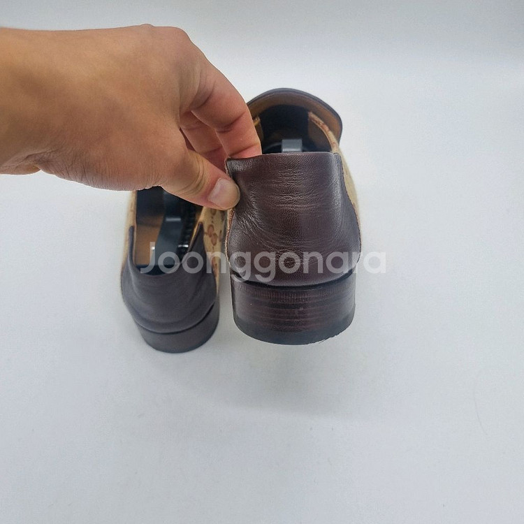 GUCCI GG 캔버스 홀스빗 로퍼 남성 255mm(6--7