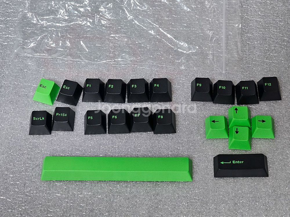 geo75 드림 그린 키캡--2