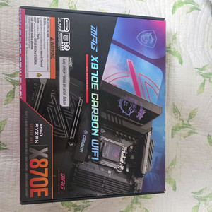 msi x870e 카본와이파이 풀박스