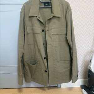 Theory 카키색 린넨 자켓 L