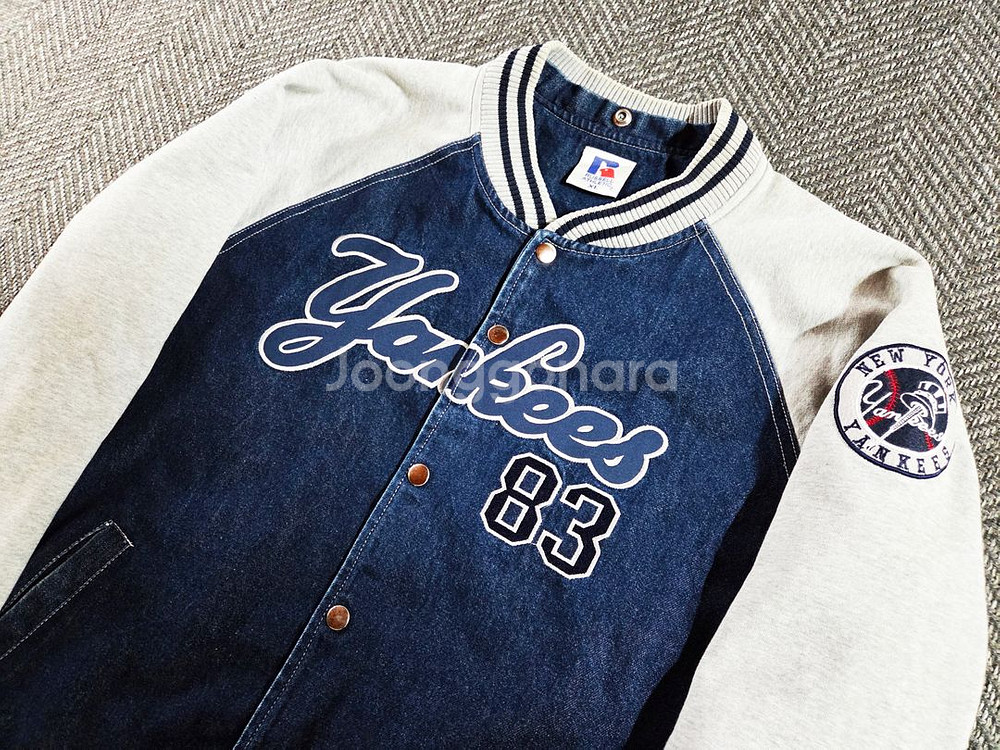 러셀 Russell 90s 뉴욕 양키스 스타디움 바시티--2