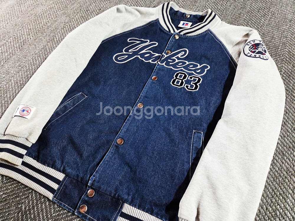 러셀 Russell 90s 뉴욕 양키스 스타디움 바시티--3