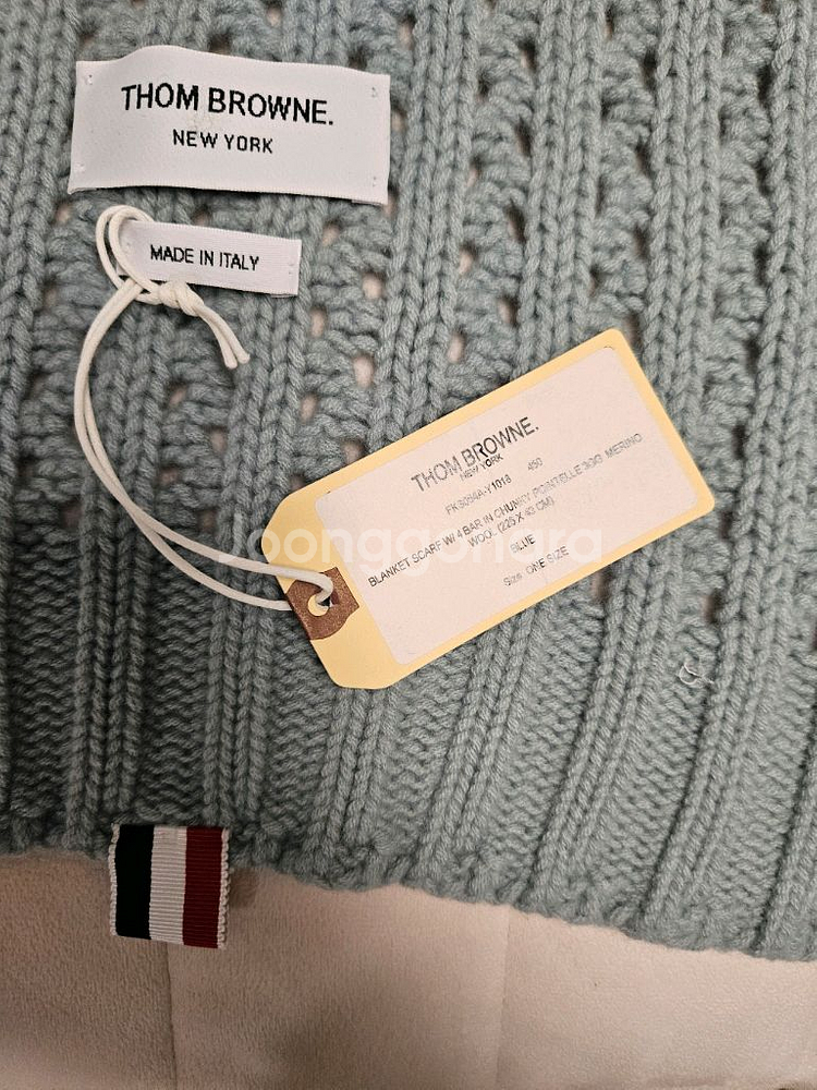 톰브라운 4바 울 머플러--4