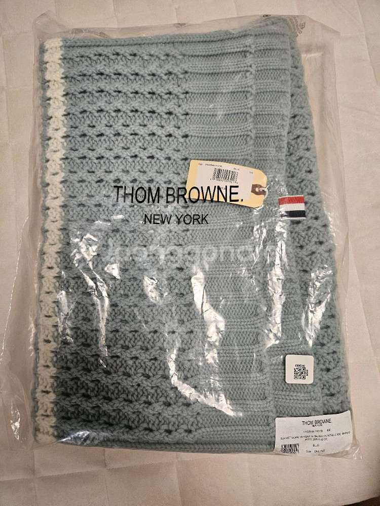 톰브라운 4바 울 머플러--5