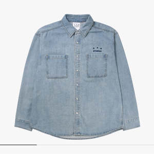 아이앱 스튜디오 데님 셔츠 블루