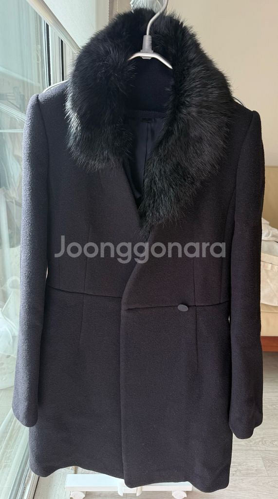 질스튜어트 네이비 여성 울코트 S사이즈--0