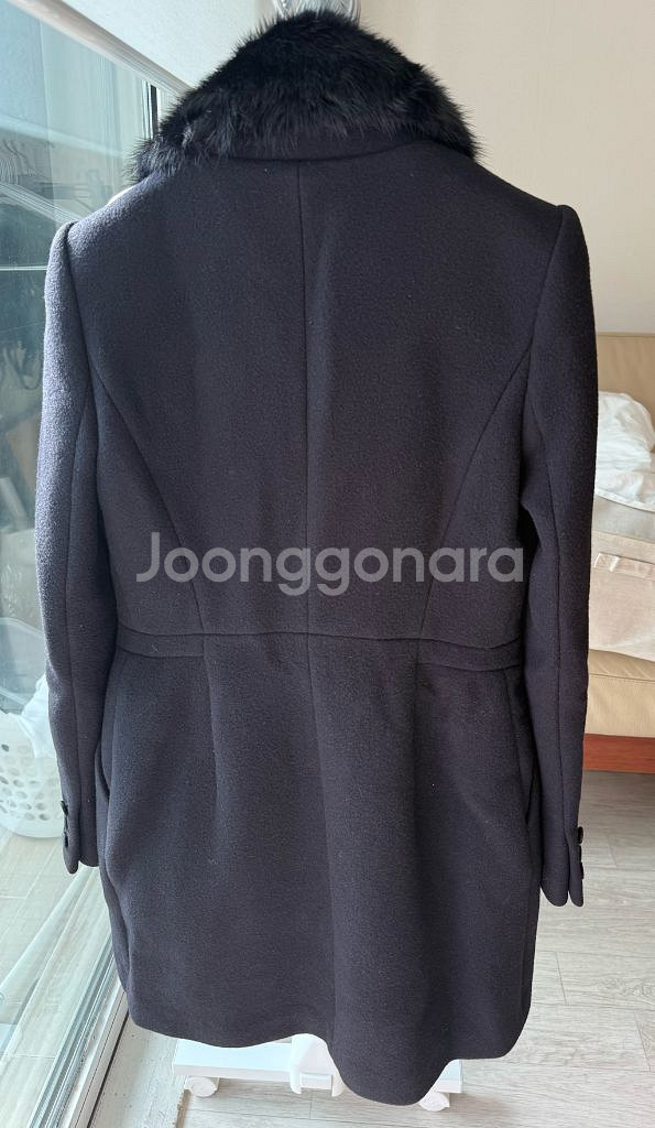 질스튜어트 네이비 여성 울코트 S사이즈--1