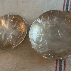 놋담 방짜유기 봄꽃찬기 1,2호 세트 (총 2P) 새상