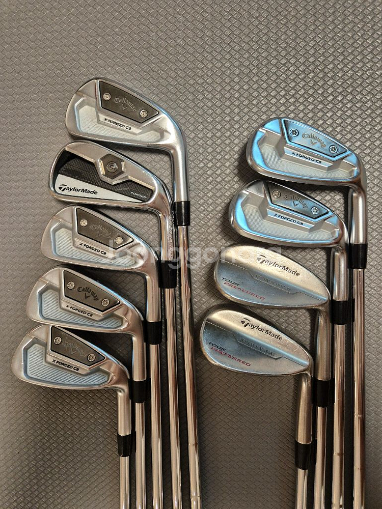 캘러웨이 X FORGED CB 아이언과 테일러메이드 웨--0