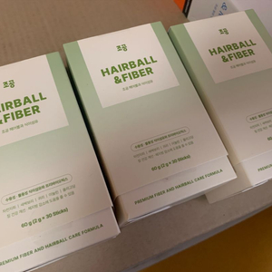 조공 헤어볼 식이섬유 파우더 3박스