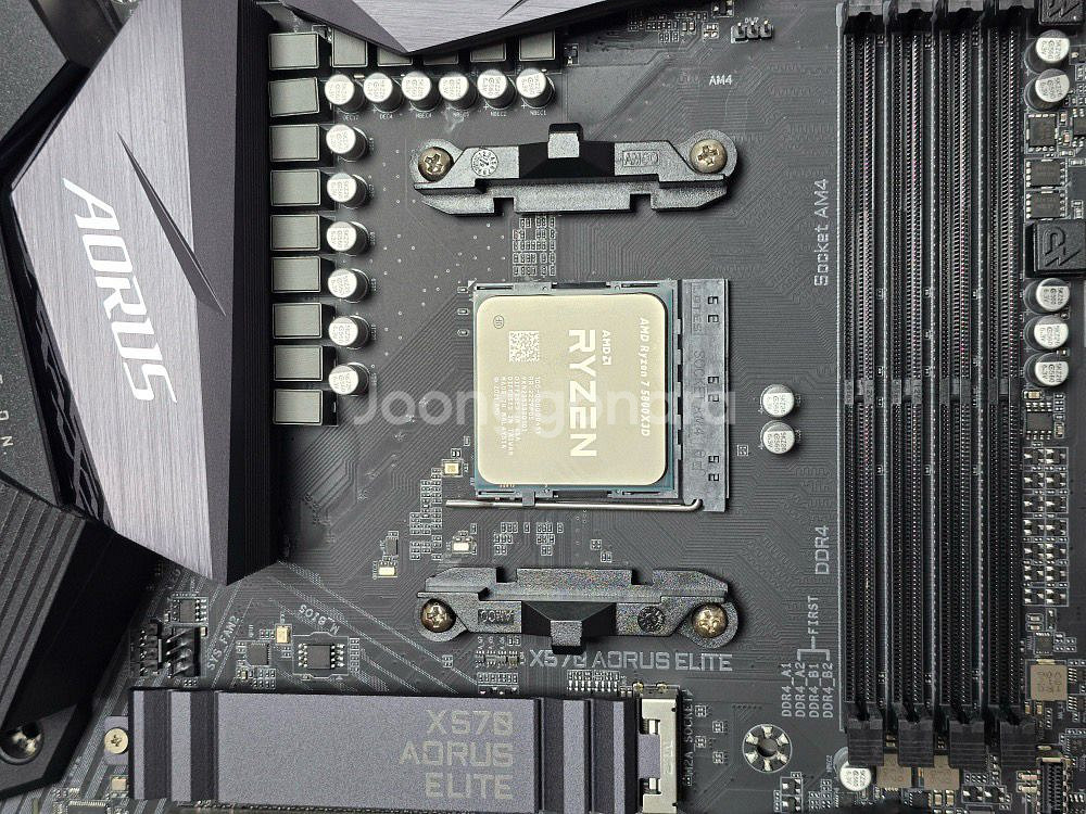 라이젠7 5800x3D x570 elite g스킬 램--2