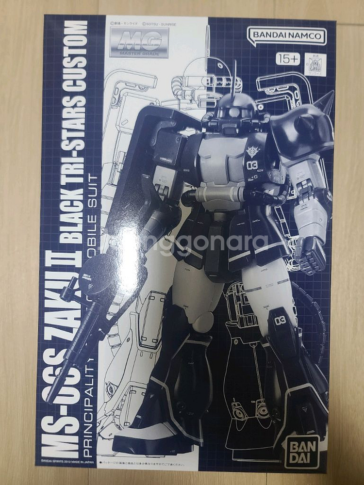 한정 MG 자쿠 II 검은삼연성전용기--0