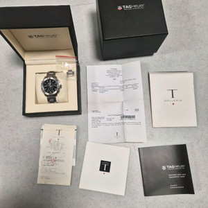 태그호이어 아쿠아레이서 크로노 쿼츠 시계(43mm)