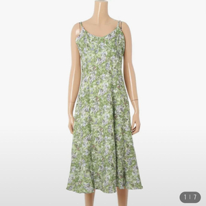 an.f.z 플라워 패턴 나시 원피스