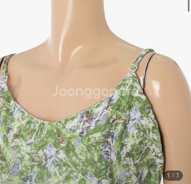 an.f.z 플라워 패턴 나시 원피스--1