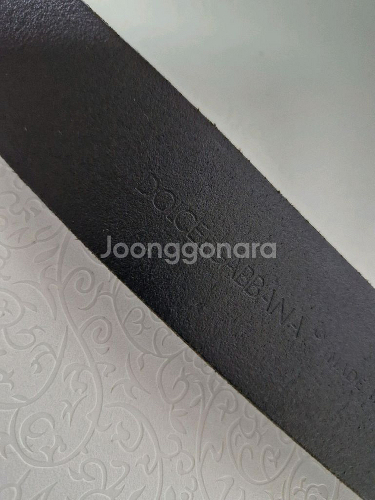 돌체앤가바나 통가죽벨트 정품--1