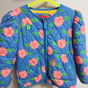 베베드피노 장미 퀼팅 자켓