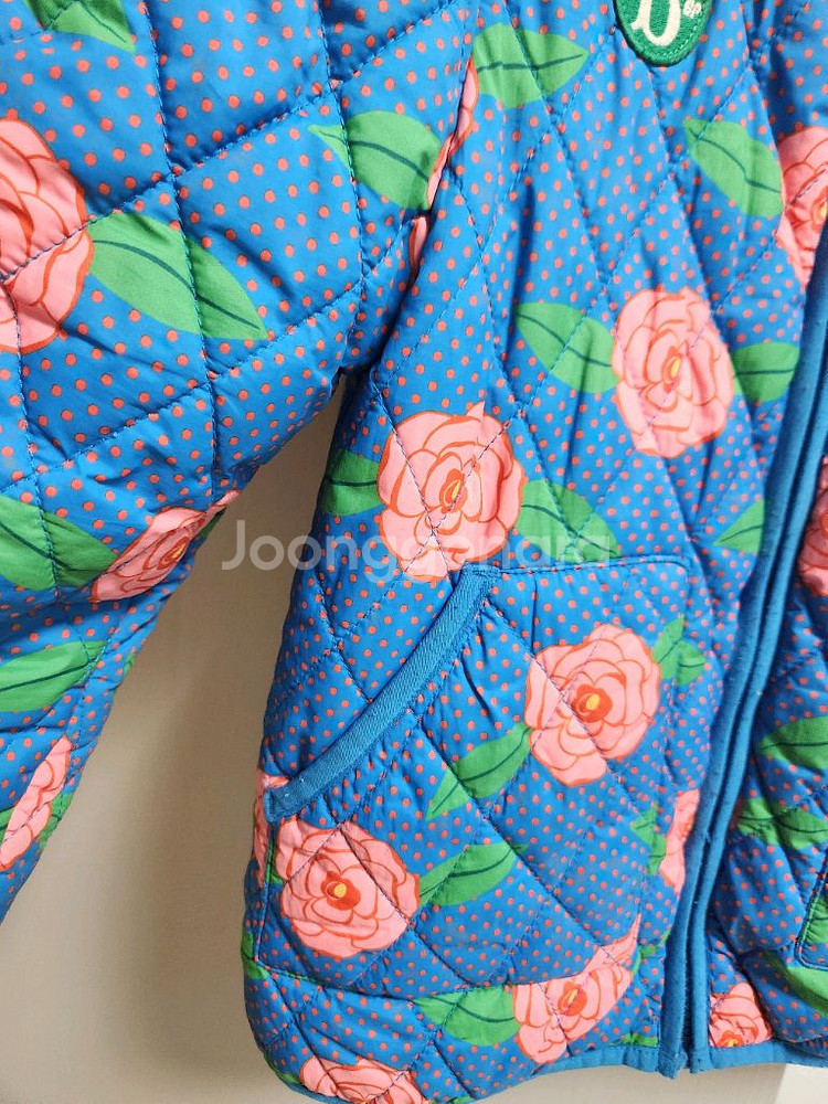 베베드피노 장미 퀼팅 자켓--2