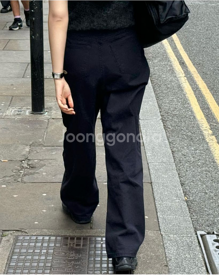 바이무드 시그니처팬츠 빈티지네이비--1