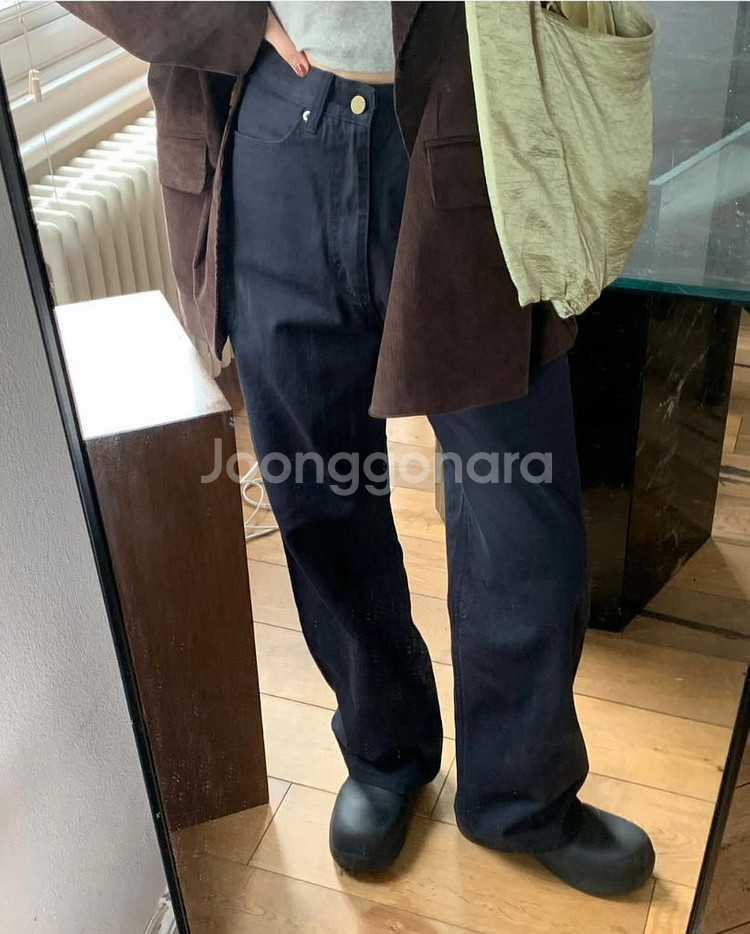 바이무드 시그니처팬츠 빈티지네이비--2