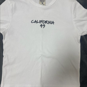 후아유 흰색 화이트 크롭티 반팔