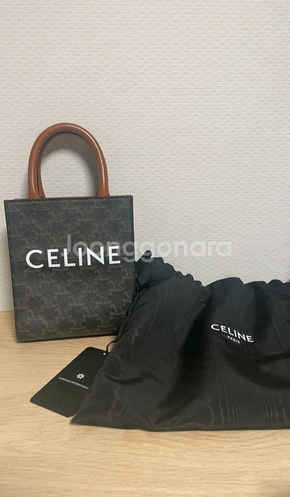 셀린느 트리옹프 미니 도트백--0