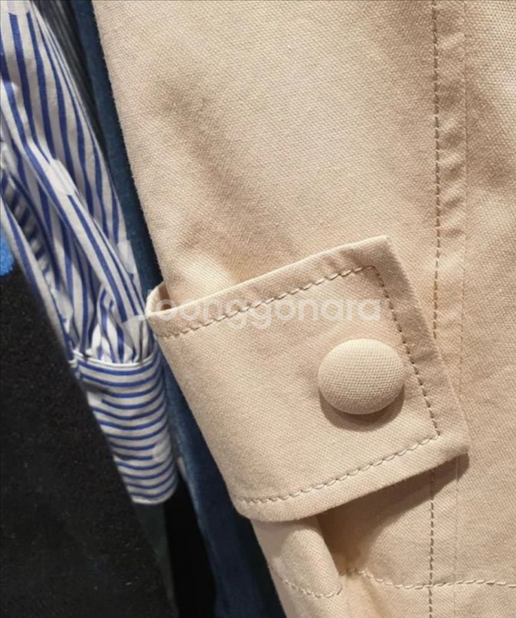 [럭키슈에뜨]가방 장식 트렌치코트 자켓 점퍼 가디건--4