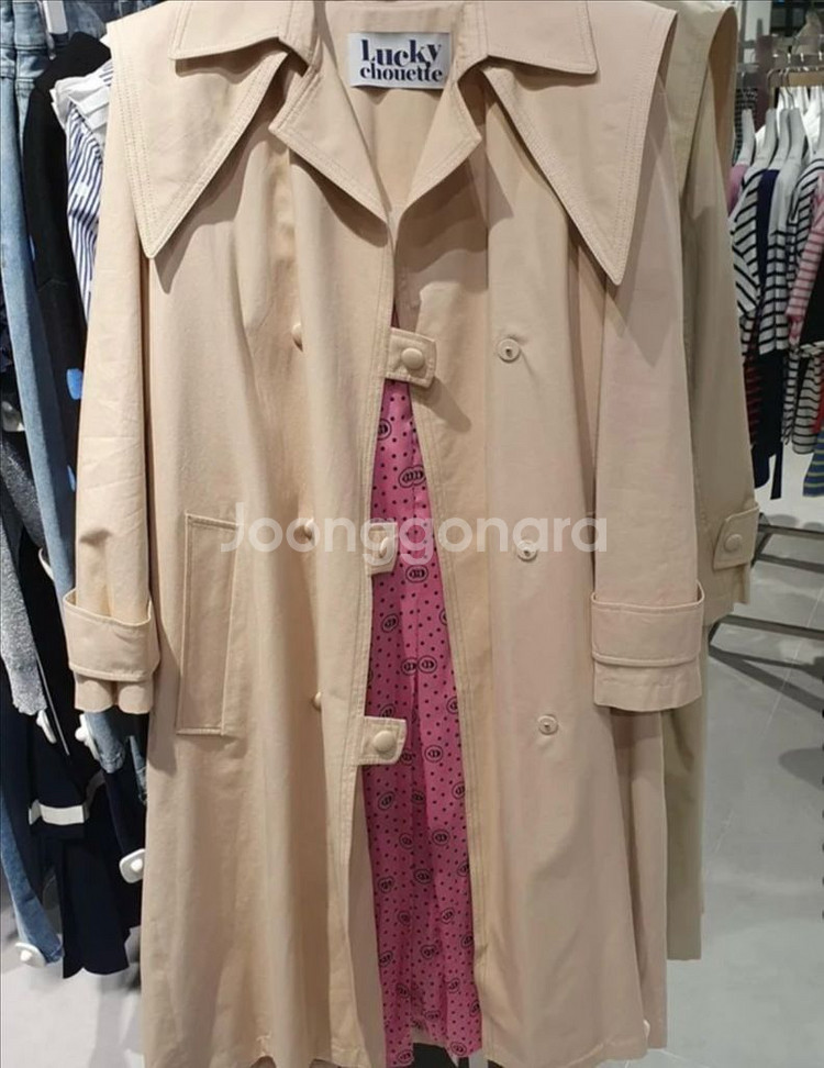 [럭키슈에뜨]가방 장식 트렌치코트 자켓 점퍼 가디건--2