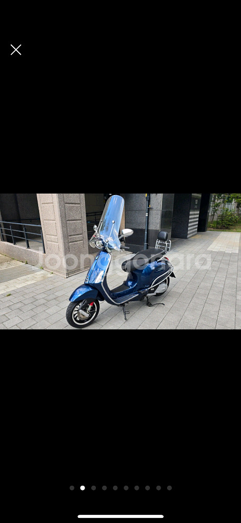 베스파 24년식 스프린트 125 abs 블루색상 상태좋--3