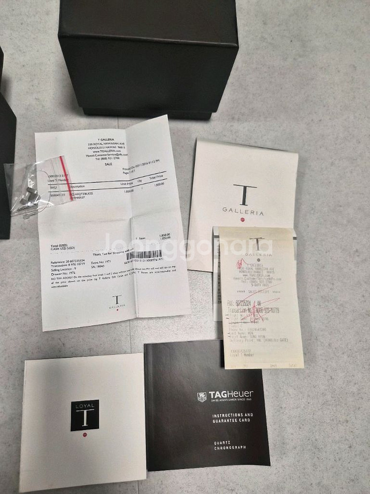 태그호이어 아쿠아레이서 크로노 쿼츠 시계(43mm)--4