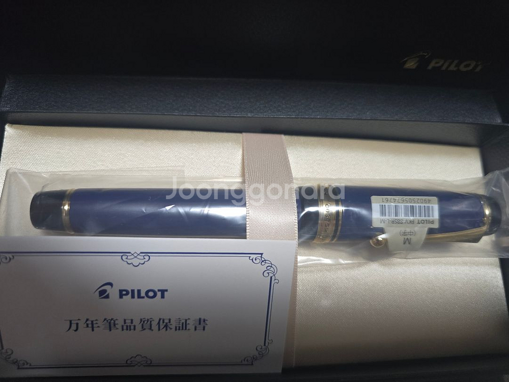 파이롯트 커스텀 우루시 블루 만년필--0