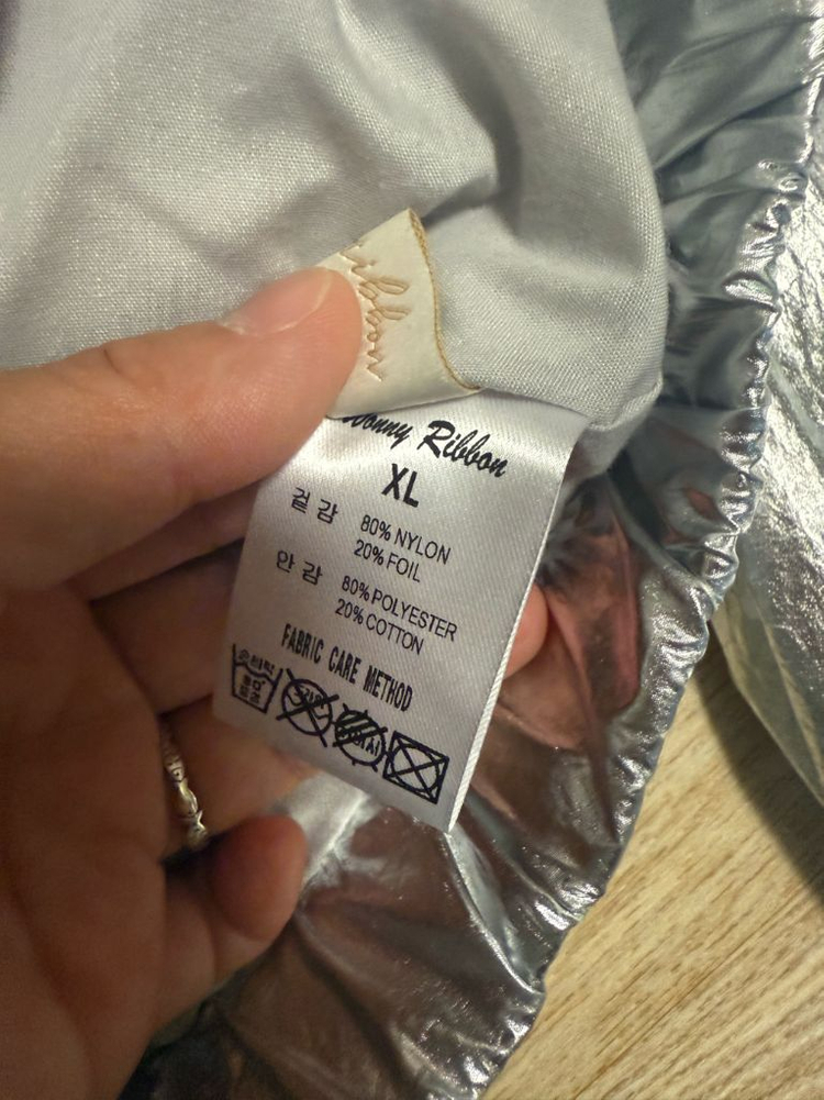 워니리본 실버 리본자켓--2