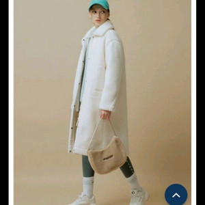 디스커버리 코트형 플리스자켓 90 아이보리