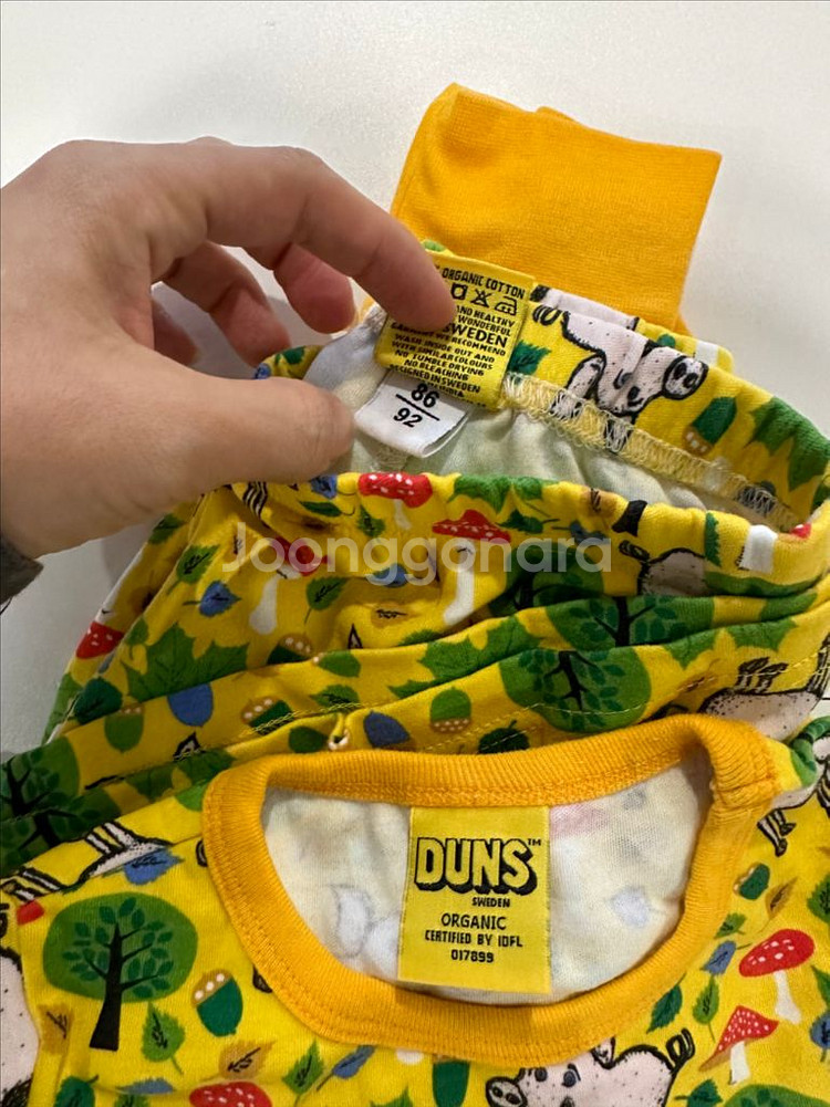 던스 가을 노란돼지 상하세트 판매(상의92, 하의86)--2