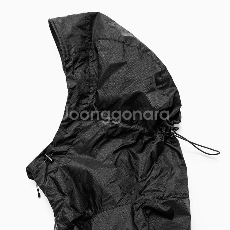 케일 cayl 립스탑 나일론 마운틴 파카 블랙 M 10--4